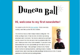 Newsletter first page